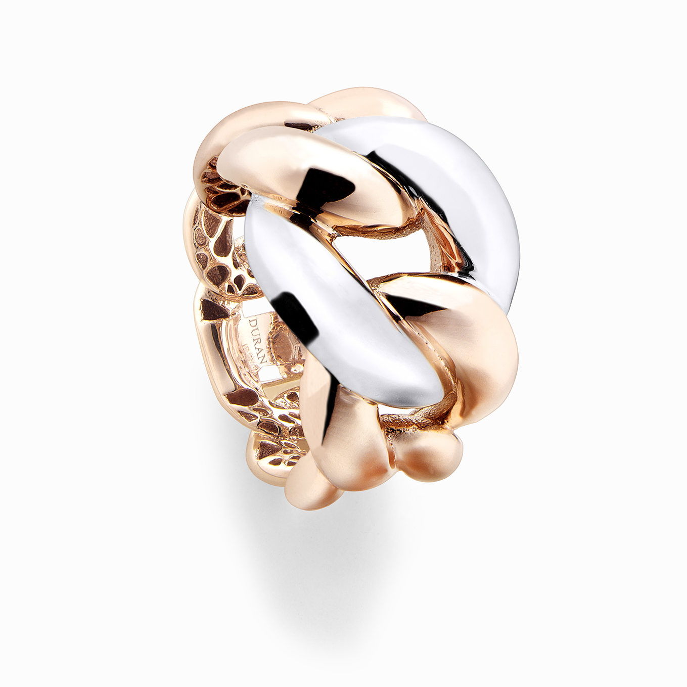 Durán Ring in Rose and White Gold