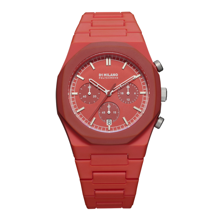 Reloj D1 Milano Polychrono 40.5mm Red Blast