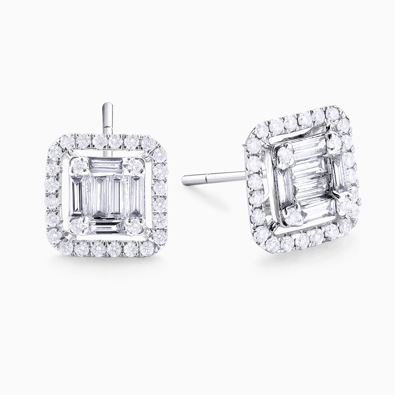 Durán Earrings with Diamonds