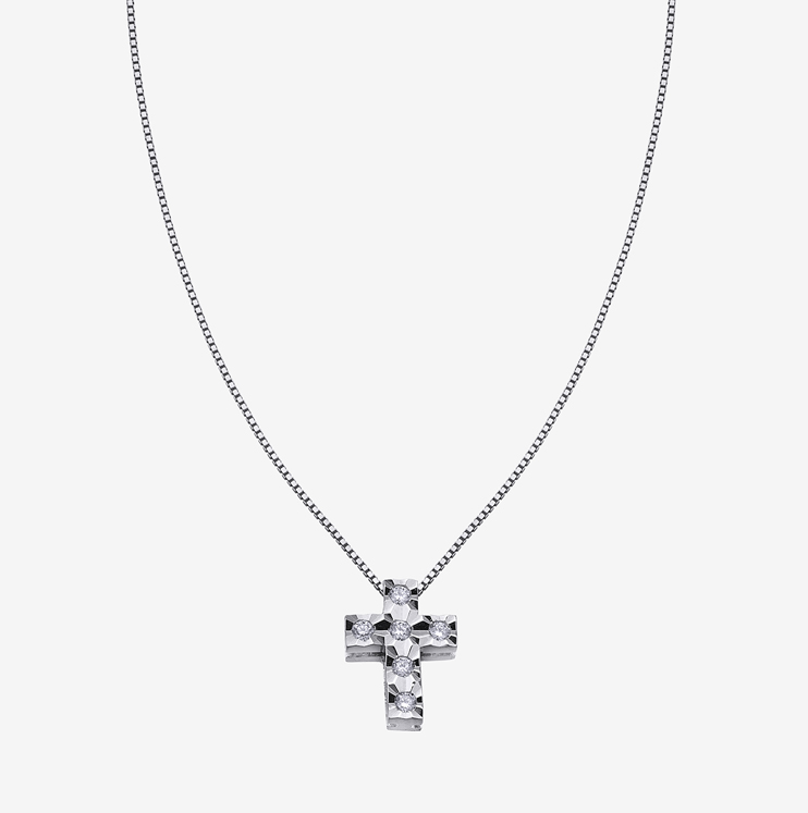 Durán Cross Pendant Diamonds