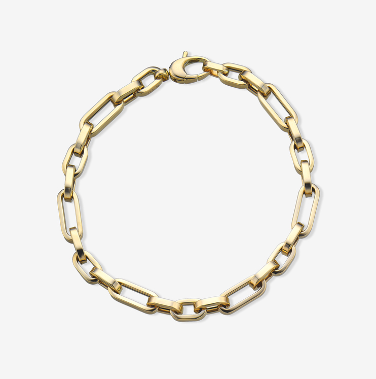 Durán bracelet in yellow gold