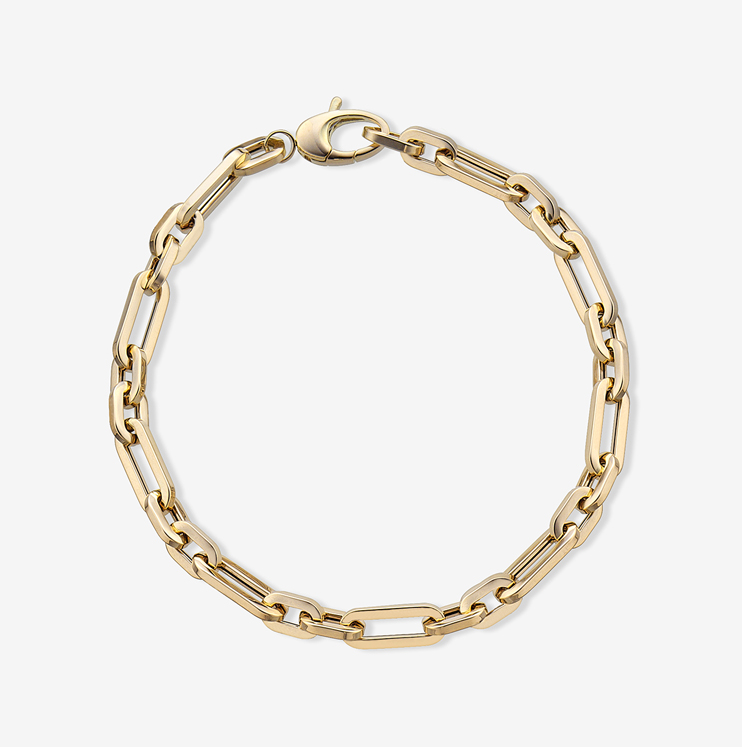 Durán bracelet in yellow gold