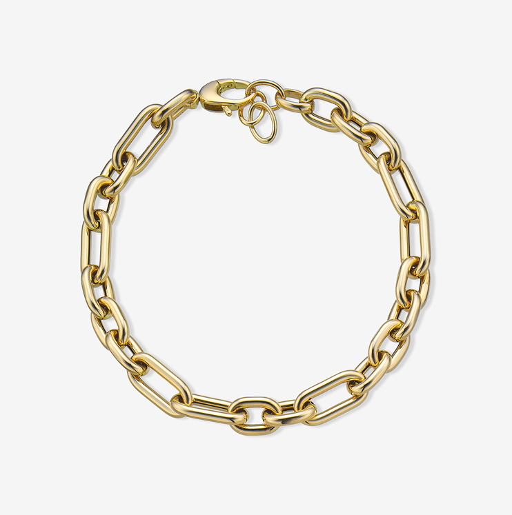 Durán bracelet in yellow gold