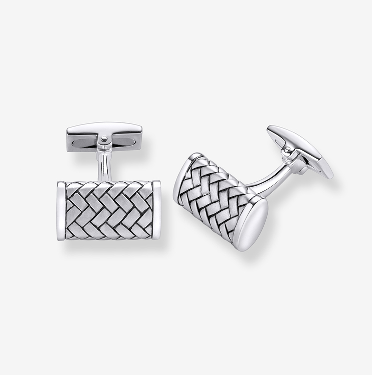 Durán silver cufflinks