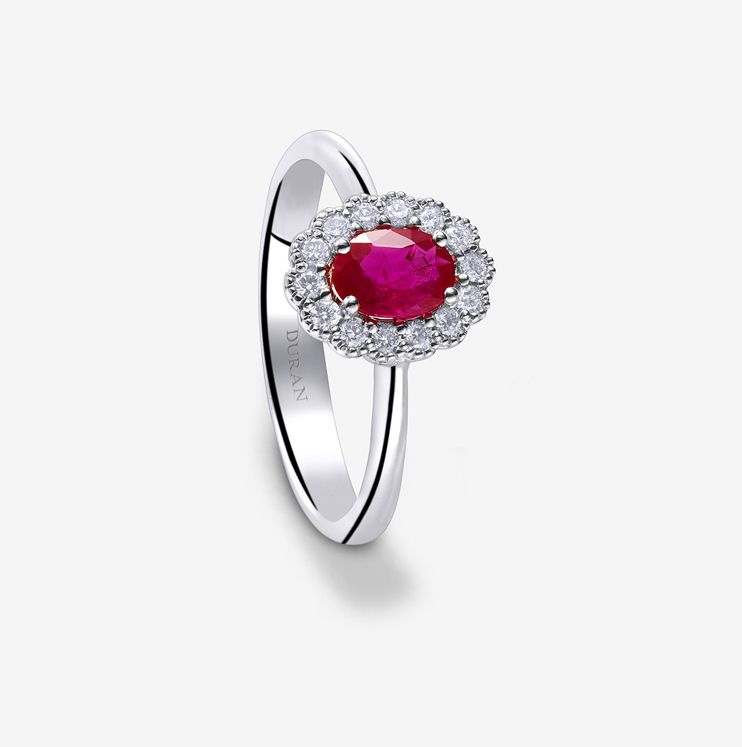 Durán ring with ruby